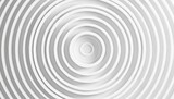 Fototapeta Przestrzenne - concentric random rotated white ring or circle segments background wallpaper banner flat lay top view from above