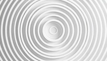 Concentric Random Rotated White Ring Or Circle Segments Background Wallpaper Banner Flat Lay Top View From Above