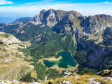 Fototapeta Zachód słońca - Sutjeska-Nationalpark in Bosnien-Herzegowina der letzte Urwald Europas