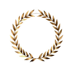 laurel wreaths gold