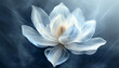 Piękny kwiat magnolia,  dekoracja ścienna, tapeta, generativa ai