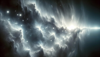 Wall Mural - Starry night cosmos Colorful nebula cloud in space galaxy	
