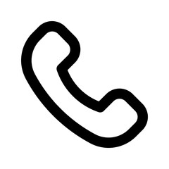 Canvas Print - phone line icon