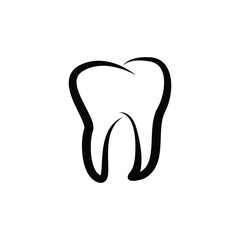 Poster - tooth logo icon