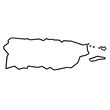 © 0boabei - Puerto Rico map outline