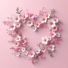 Wall Mural - Beautiful flowers Valentine's Day. Romantic background with flowers for birthday, wedding. Spring background with flowers