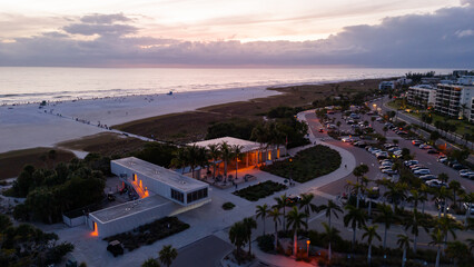 Wall Mural - EPIC Sunset in Siesta Keys Beach FLorida 