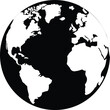 Global silhouette design on a white background