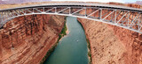Bridge over Colorado River at Less Ferry, Marble Canyon, Coconino County, Arizona, United States