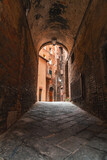 Fototapeta Uliczki - Generic architecture and street view in Siena, Tuscany, Italy