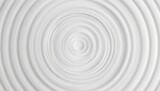 Fototapeta Do przedpokoju - many concentric random offset white rings or circles background wallpaper banner flat lay top view from above