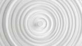 Fototapeta Do przedpokoju - concentric random rotated white ring or circle segments background wallpaper banner flat lay top view from above