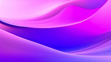 Poster - Abstract Background With Pink and Blue Wavy Lines. Generative ai
