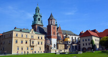 The Wawel Castle Is A Castle Residency. Built At The Behest Of King Casimir III The Great. The Castle, Being One Of The Largest In Poland, Krakow