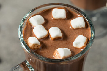 Canvas Print - Warm Boozy Hot Cocoa Chocolate in a Mug