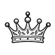 Regal Crown Symbol of Royalty Vector