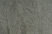 Texture - Grey Rough Fabric Of A Towel