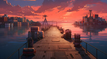 Lofi Dock, Anime Style