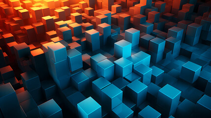 Technology abstract graphic poster web page PPT background, abstract background
