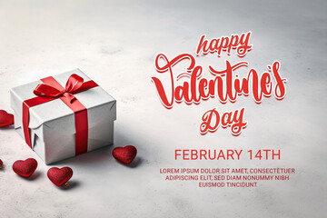 Poster - Valentine’s Day, when you can feel love is in the air
