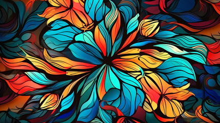 Fototapete - Technology abstract graphic poster web page PPT background, abstract background