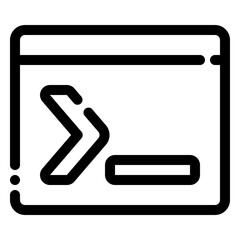 command icon in line style