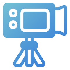 Canvas Print - video camera icon