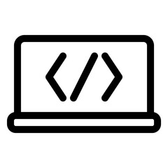 Canvas Print - programming icon