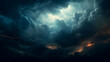 dark and cloudy sky background