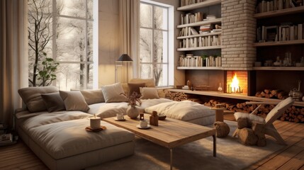 Canvas Print - Cozy Living Room Ideas