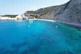 Fototapeta  - Greece, Porto Katsiki, beach, landscape, sea, vacation, rest, beauty