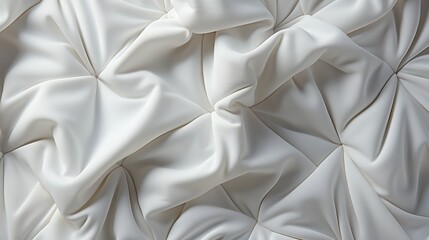 Wall Mural - White satin fabric texture background