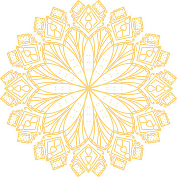 Luxury mandala background with golden arabesque pattern Arabic Islamic east style