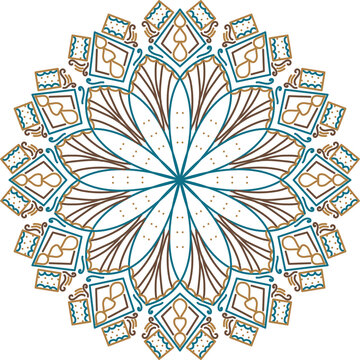 Luxury mandala background with golden arabesque pattern Arabic Islamic east style