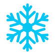 クリスマス、雪、雪の結晶を表すカラースタイルのアイコン