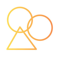 Poster - Graphic Design Creative Gradient Outline Icon
