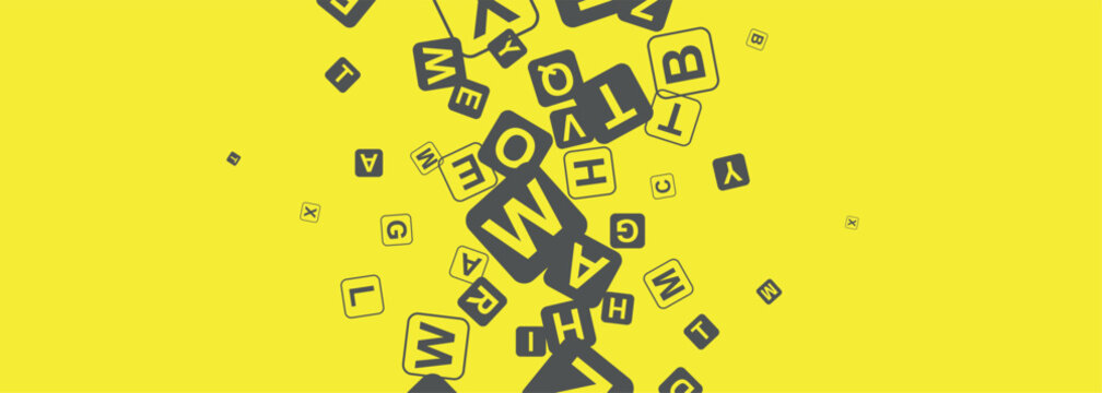 abstract background with alphabet	
