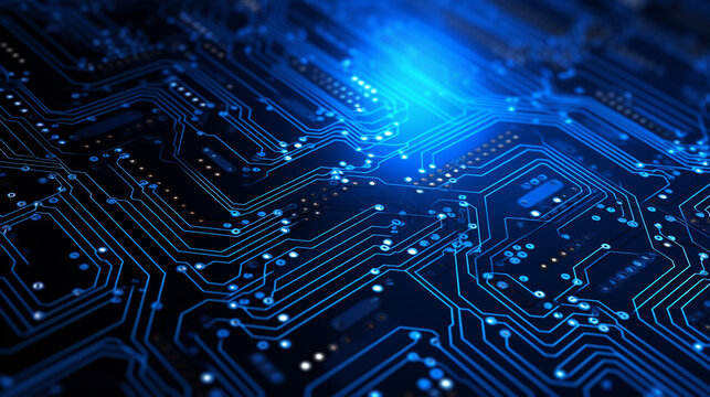 circuit board line background. Technology background.