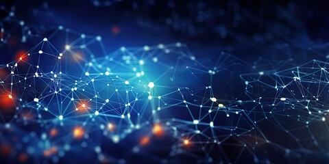 Technology Network Background, Generative AI