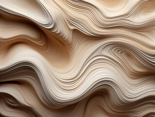 Wall Mural - textured wave: a beautiful abstract design on a white background