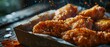 chicken classic nuggets tenders meal in container box ,boneless wings or chicken breast pieces