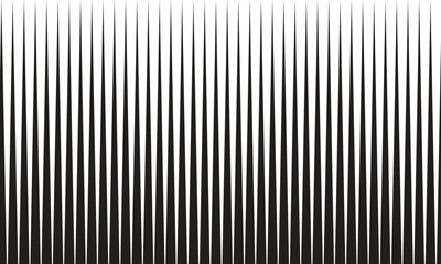 Poster - abstract monochrome geometric black corner line vertical line pattern.