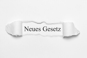 Wall Mural - Neues Gesetz	