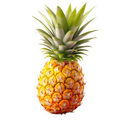 Wall Mural - pineapple Isolated on transparent background