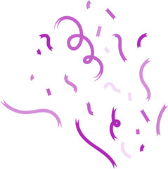  Purple Ribbon Confetti