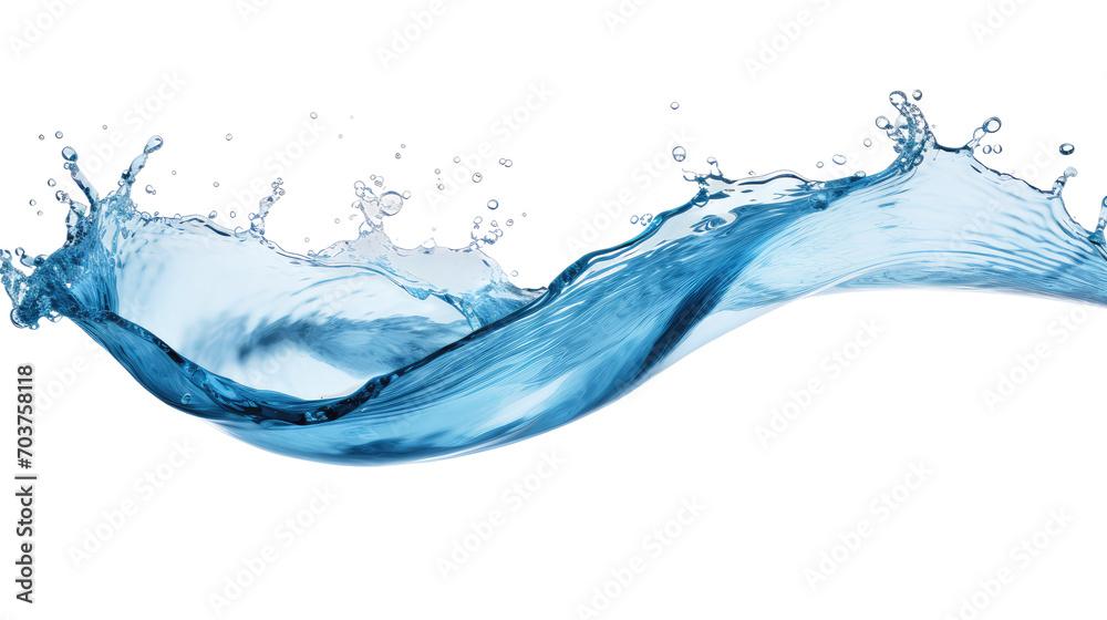 water liquid splash isolated on white background includes clipping path ...
