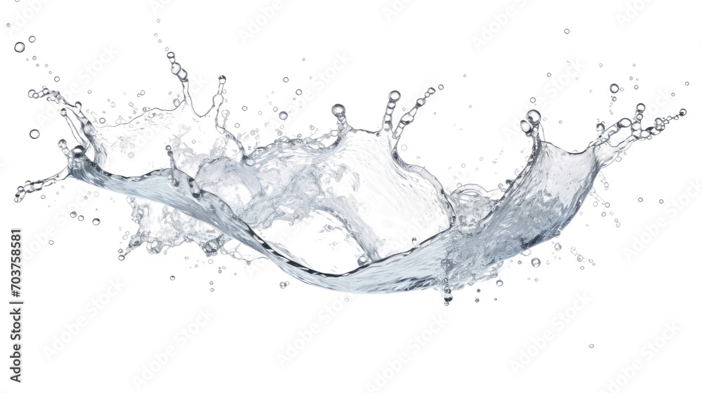 water splash on white background Stock Photo | Adobe Stock