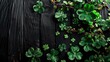 Patrick's Day wooden background