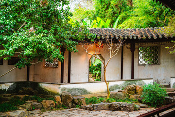 Wall Mural - Suzhou, China: Couple's retreat garden