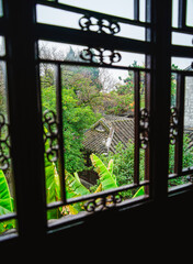 Wall Mural - Suzhou, China: Couple's retreat garden